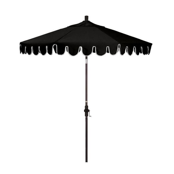Scallop Edge Outdoor Umbrella (9') | West Elm (US)