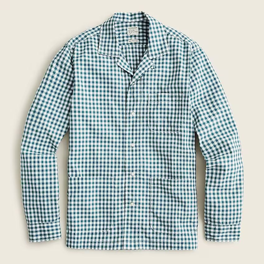 Secret Wash camp-collar organic cotton poplin shirt | J.Crew US