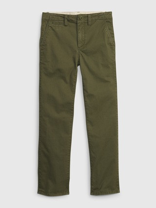 Kids Uniform Lived-In Khakis with Washwell | Gap (US)
