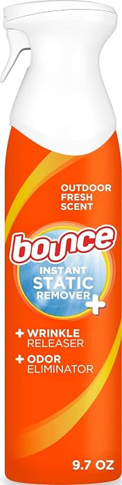 Bounce Anti Static Spray, 3 in 1 Instant Anti Static Spray & Instant Wrinkle Release, Odor Elimin... | Amazon (US)