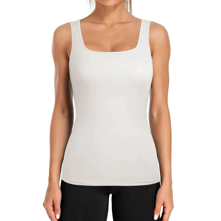 Rosvigor Workout Tank Tops for Women Yoga Summer Tops Dry Fit Shirts | Walmart (US)