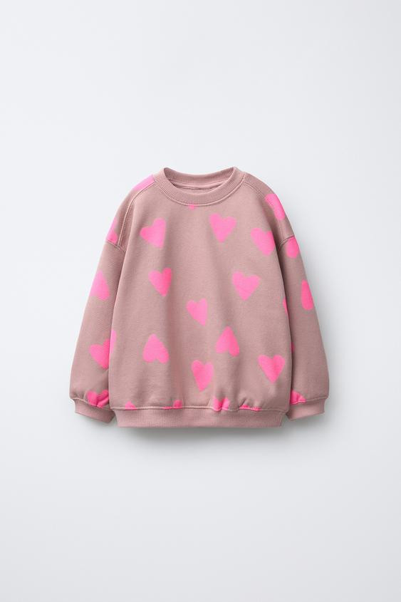 HEARTS SWEATSHIRT | Zara US