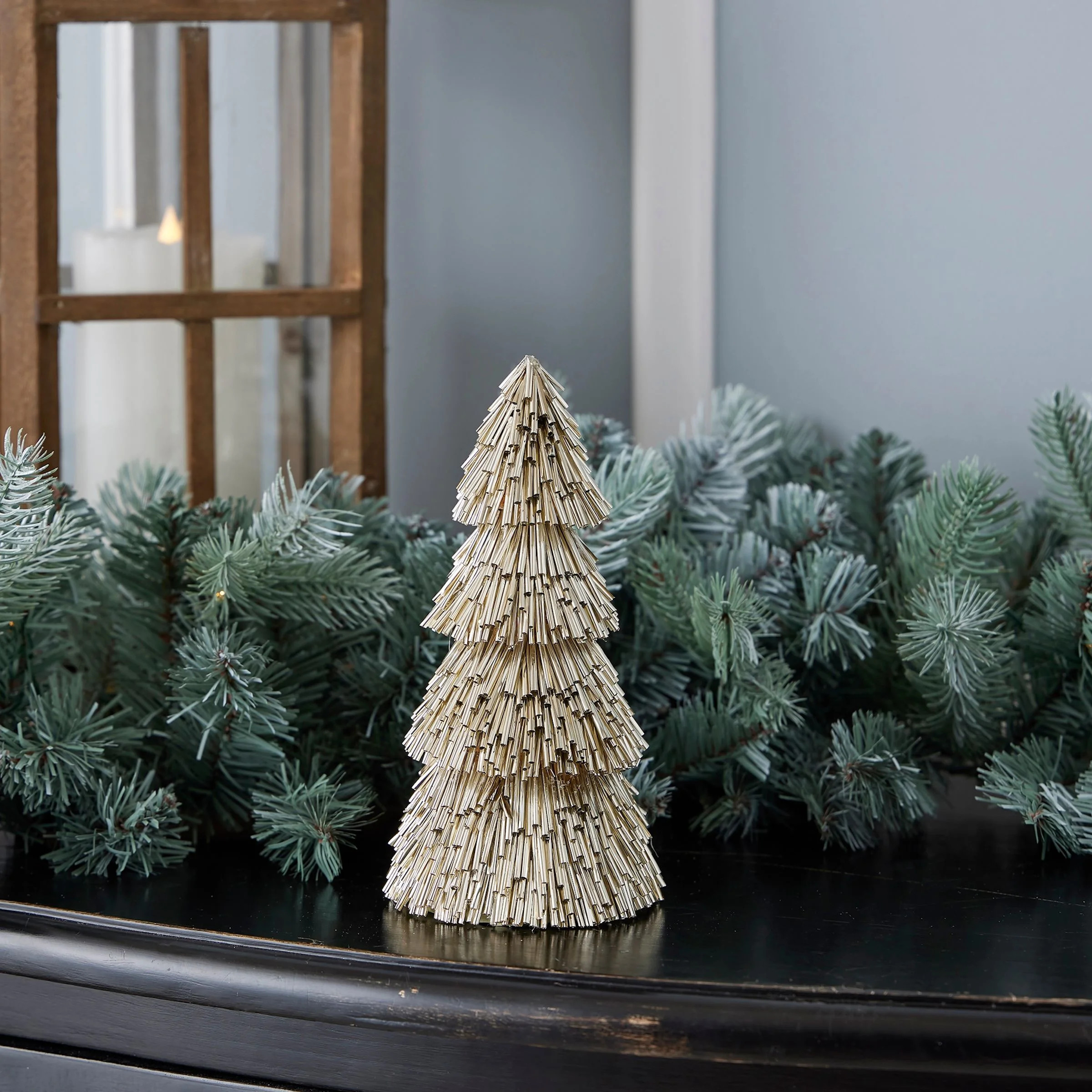 Pipa Decorative 8" Tree | Champagne Color | Walmart (US)