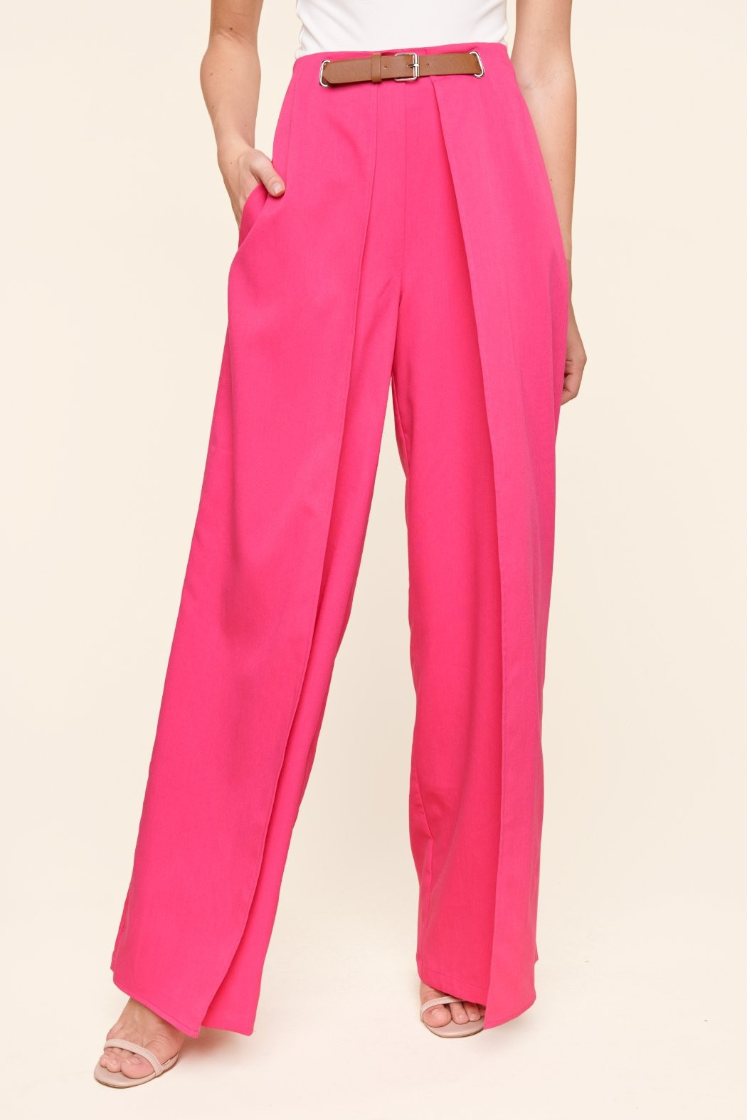 Bridget Wide Leg Wrap Pants | Sugarlips