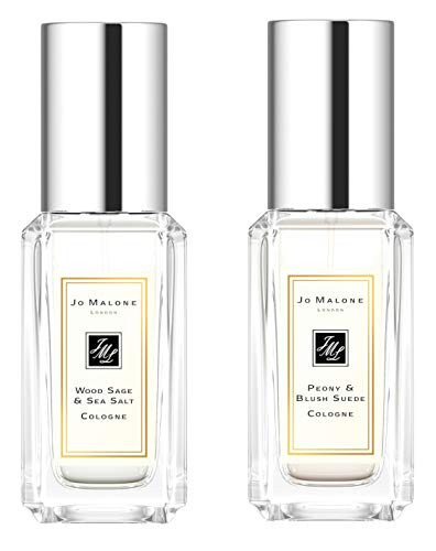 Jo Malone Wood Sage & Sea Salt, Peony & Blush suede duo. Mini Travel size .3oz / 9ml each. | Amazon (US)
