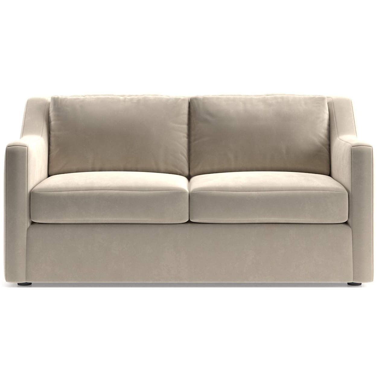 Notch 69" Apartment Sofa + Reviews | Crate & Barrel | Crate & Barrel