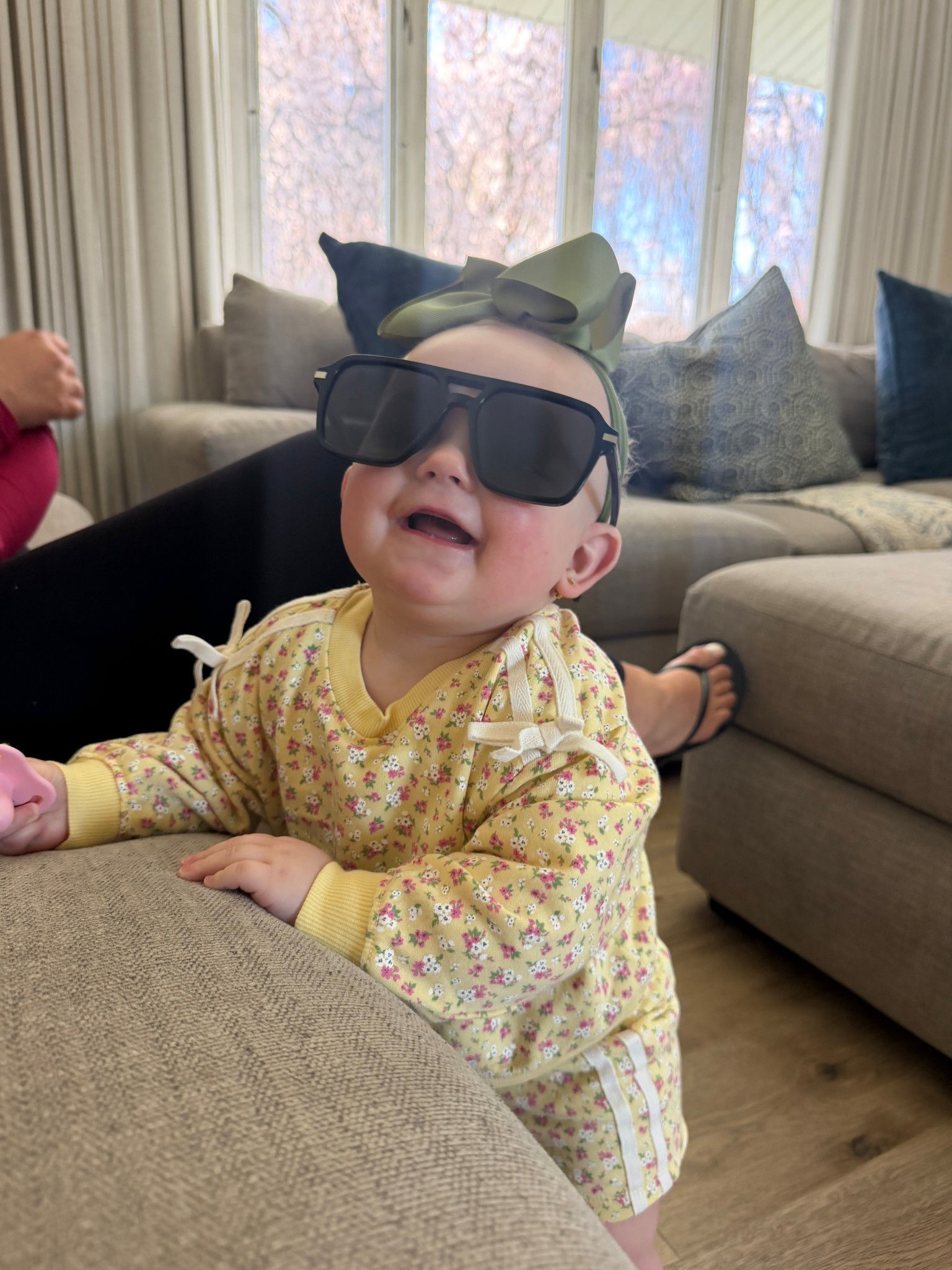 My glasses on baby V! She looks so much better wearing them than me! Love these glasses so much! Sojos & quay are absolutely the best!

#LTKSeasonal #LTKdayinmylife #LTKSaleAlert