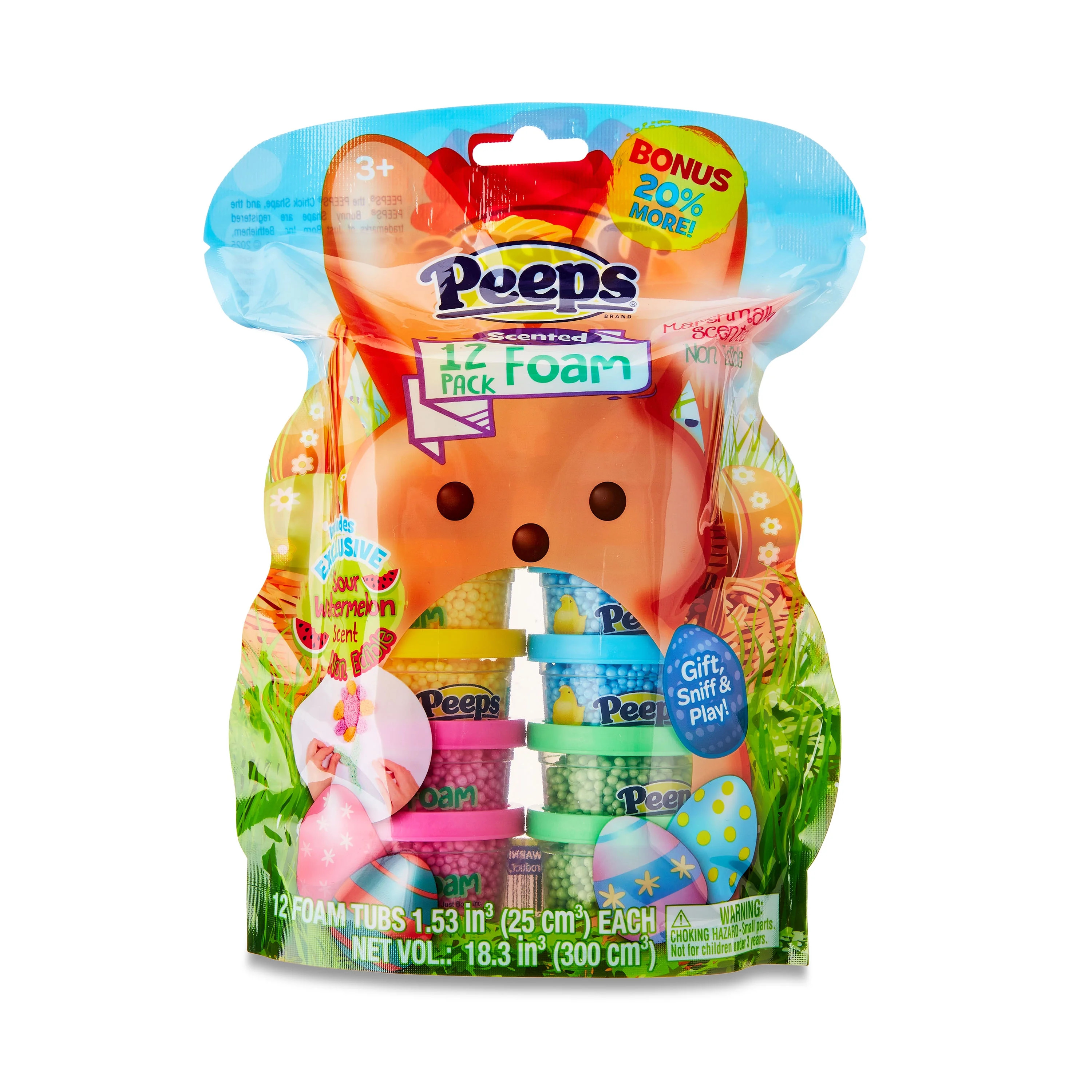 Peeps Marshmallow Scented FoamTubs, 12 Pack - Walmart.com | Walmart (US)