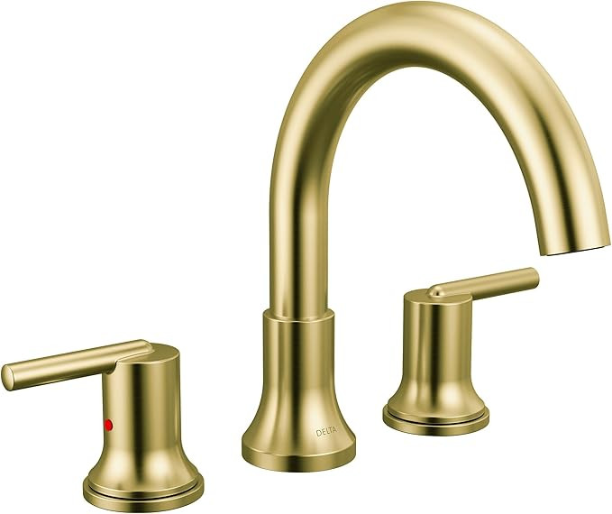Delta Faucet Trinsic 2-Handle Widespread Roman Tub Faucet, Gold Tub Faucet, Roman Bathtub Faucet,... | Amazon (CA)