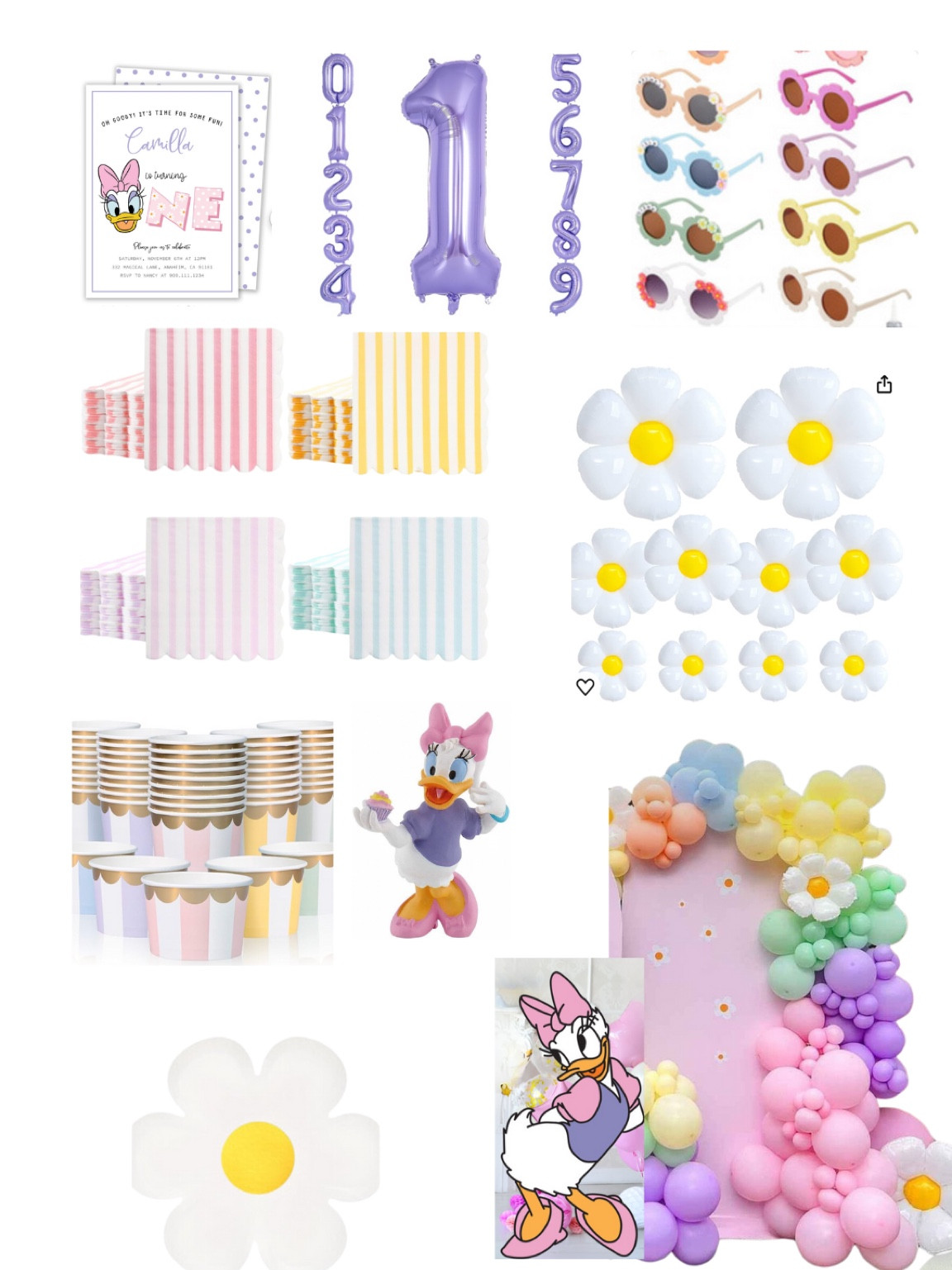 Daisy Duck birthday party ideas! You can make any theme cute by sticking to color scheme and adding in a few themed touches throughout the party!

#disneyparty #girlspartyideas

#LTKFamily #LTKParties #LTKKids