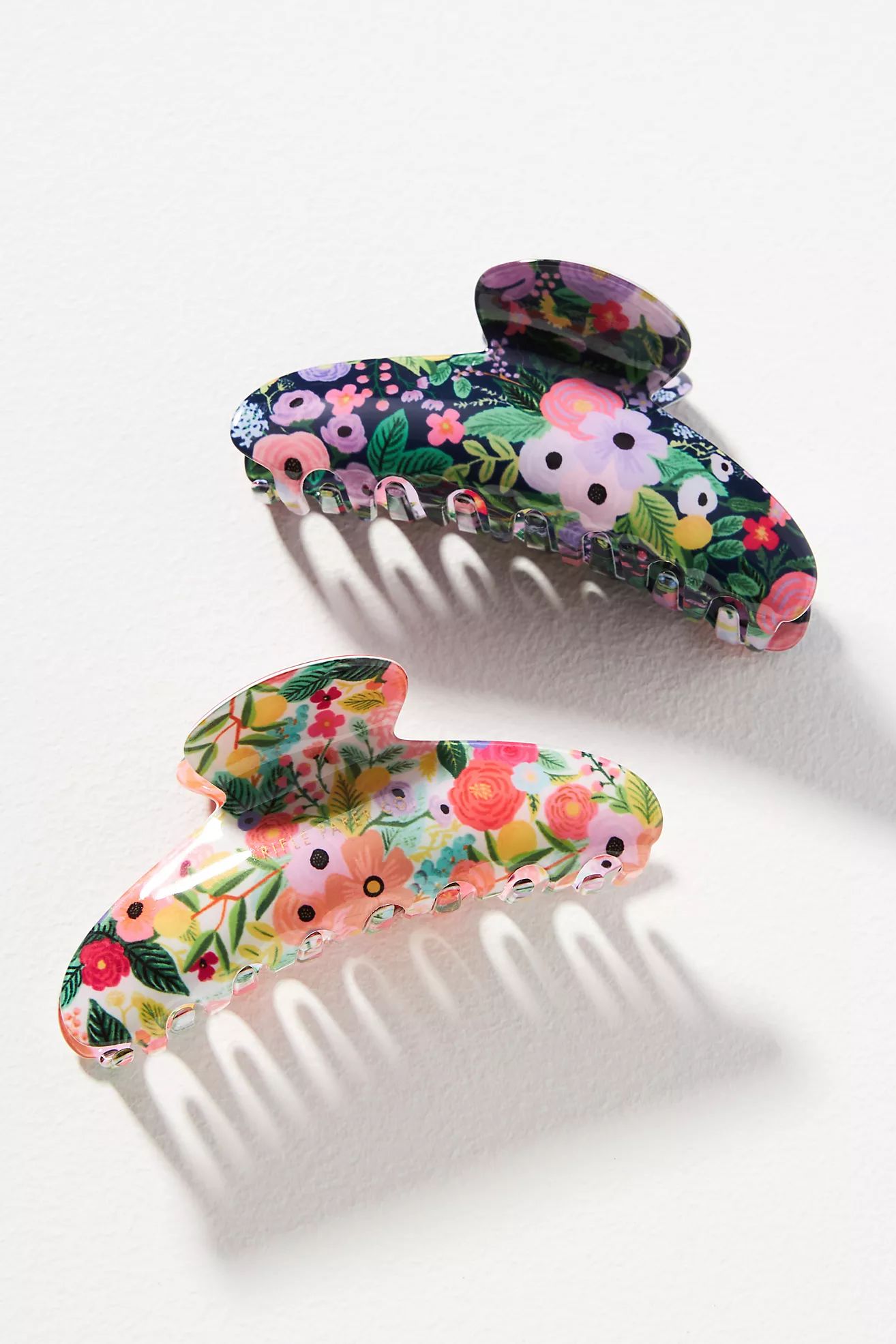 Rifle Paper Co. Garden Party Hair Claw Clips, Set of 2 | Anthropologie (US)