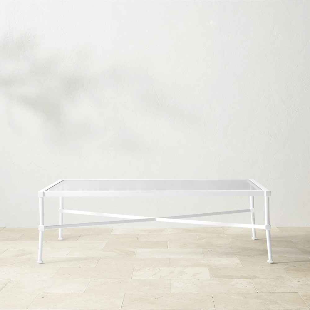 Bridgehampton Outdoor Coffee Table, White (54") | Williams-Sonoma