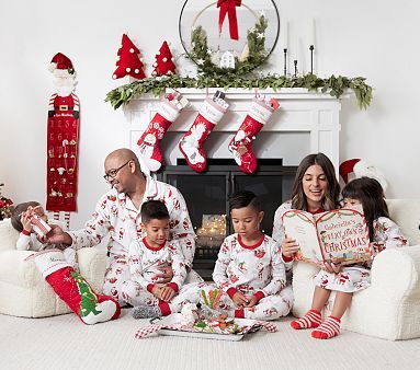 Heritage Santa Family Pajama Collection | Pottery Barn Kids | Pottery Barn Kids