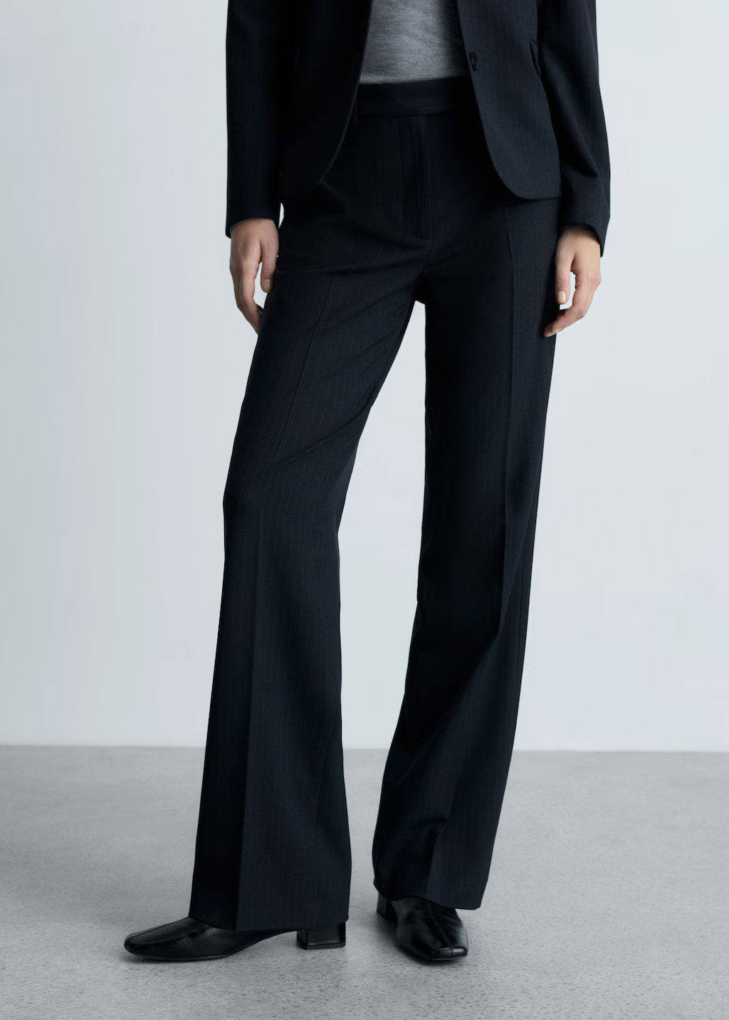 Pinstripe suit trousers - Women | MANGO USA | Mango (US/MX/AU)