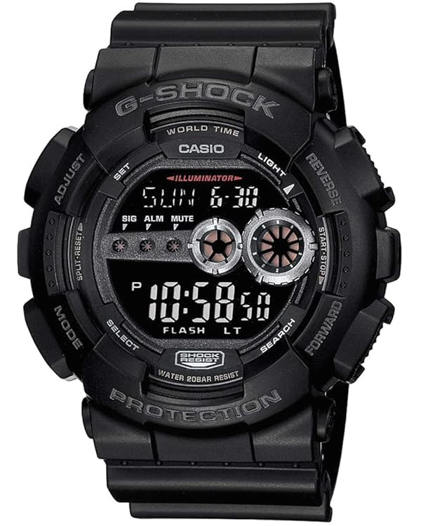 Casio Men's GD100-1BCR G-Shock X-Large Black Multi-Functional Digital Sport W... | Amazon (US)