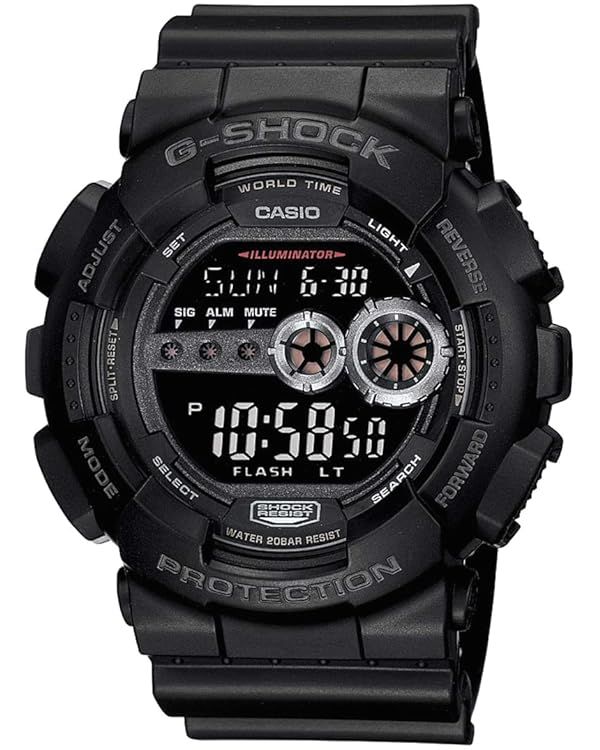 Casio Men's GD100-1BCR G-Shock X-Large Black Multi-Functional Digital Sport W... | Amazon (US)