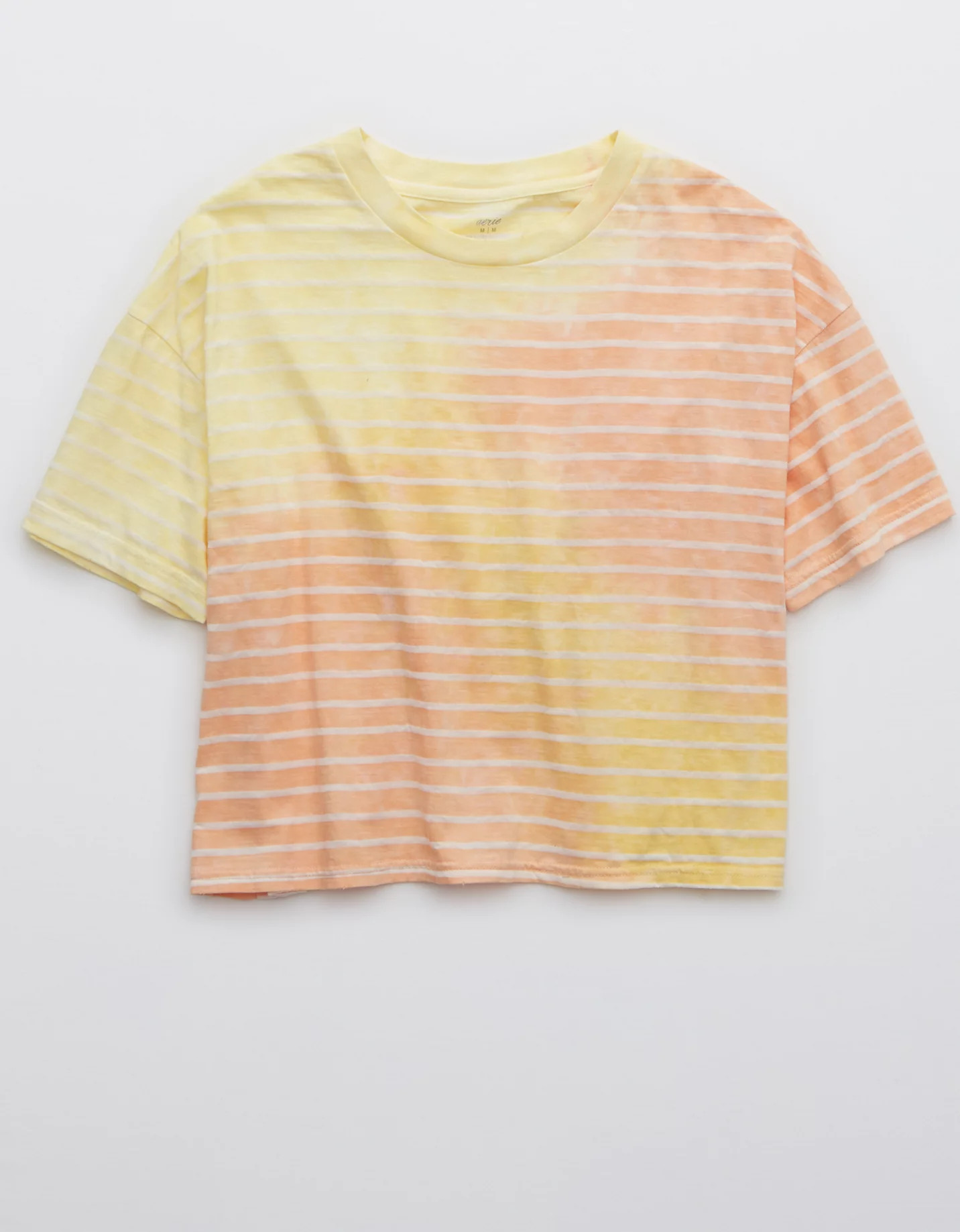 Aerie Tie Dye Striped T-Shirt | American Eagle Outfitters (US & CA)
