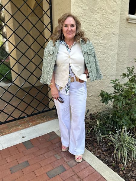 Love layering in these cooler spring temps. 

Great pieces by Chicos. For the office or brunch or Saturday afternoon wandering. 

Size 2.0 in all! 

#LTKmidsize #LTKfindsunder100 #LTKover40