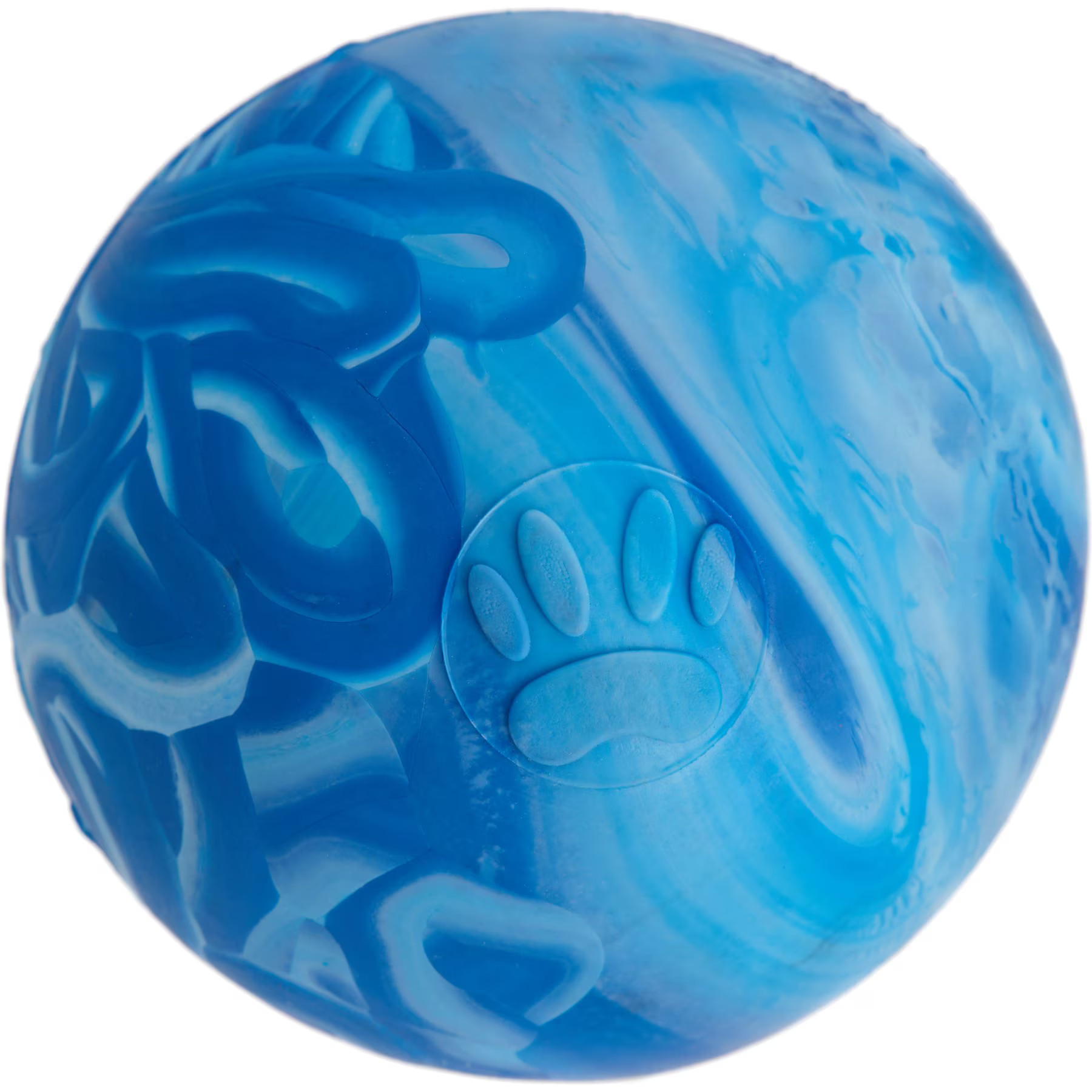 Dogline Euro Ball Dog Toy, Blue, 2.36-in | Chewy
