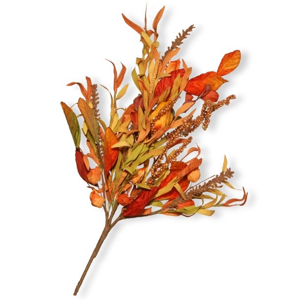 National Tree Artificial 22" Maple Leaf Spray - Walmart.com | Walmart (US)