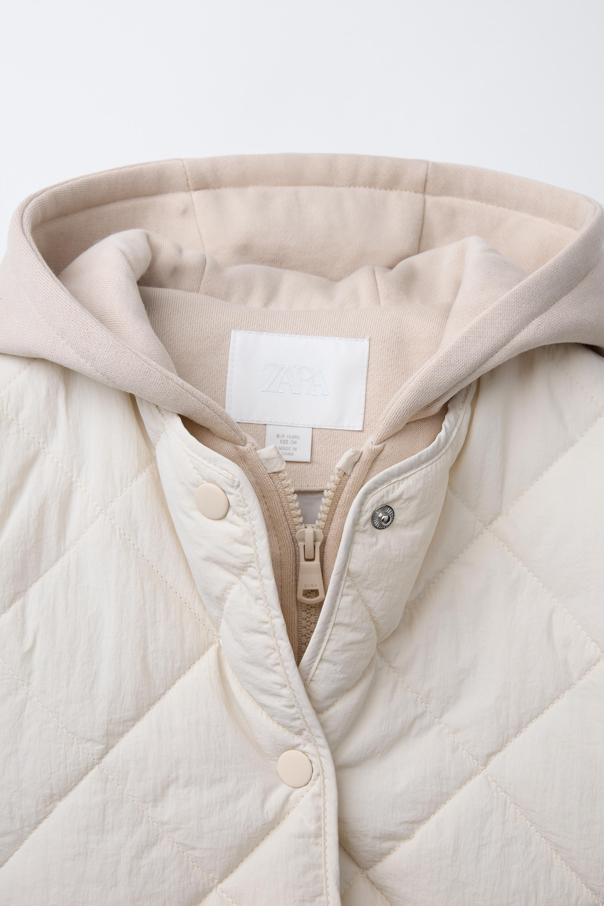 HOODED QUILTED JACKET | Zara US