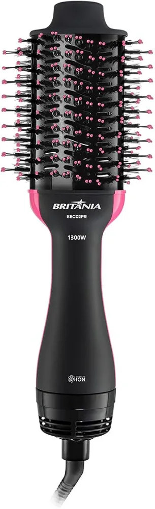 Escova Secadora Britânia BEC02PR Bivolt 4 em 1 1300W | Amazon (BR)