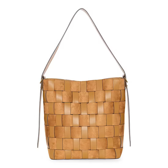 new!a.n.a Cynthia Woven Bucket Bag | JCPenney