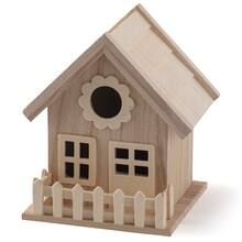 7" Wood Birdhouse with Fence by Make Market® | Michaels Stores