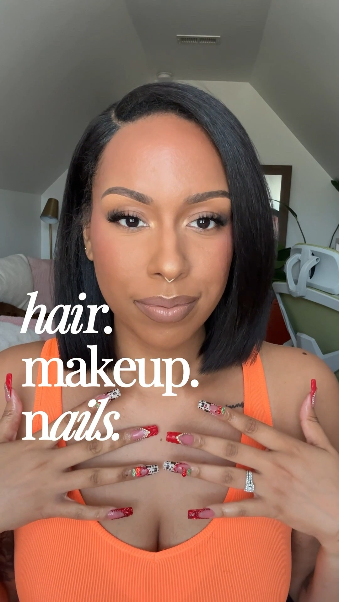 hair. makeup. nails 💖

Hair: Outre Breanne Behind the Hairline. She’s also been cut. She’s still available in some colors but I feel like she’s about to be discontinued because it’s hard to find a color 2 😩 Outre, say it ain’t so!

Makeup: My go to neutral makeup look. Hits everytime! The lashes are my absolute favorite pair. Love when I find a lash that compliments my eyes. I don’t need eyeliner with these because they have a cat eye shape. Also tried the new Juvia’s Place setting spray. So far so good. I’ve only worn it twice so far. 

Nails: Shein for the win! My sister in law put me on to the 10 pc sets on Shein. They are great quality for the low. Love these. I’ve gotten so many compliments on them. Only thing is the base shade is bit too deep. 

#LTKBeauty #LTKselfcare #LTKgrwm