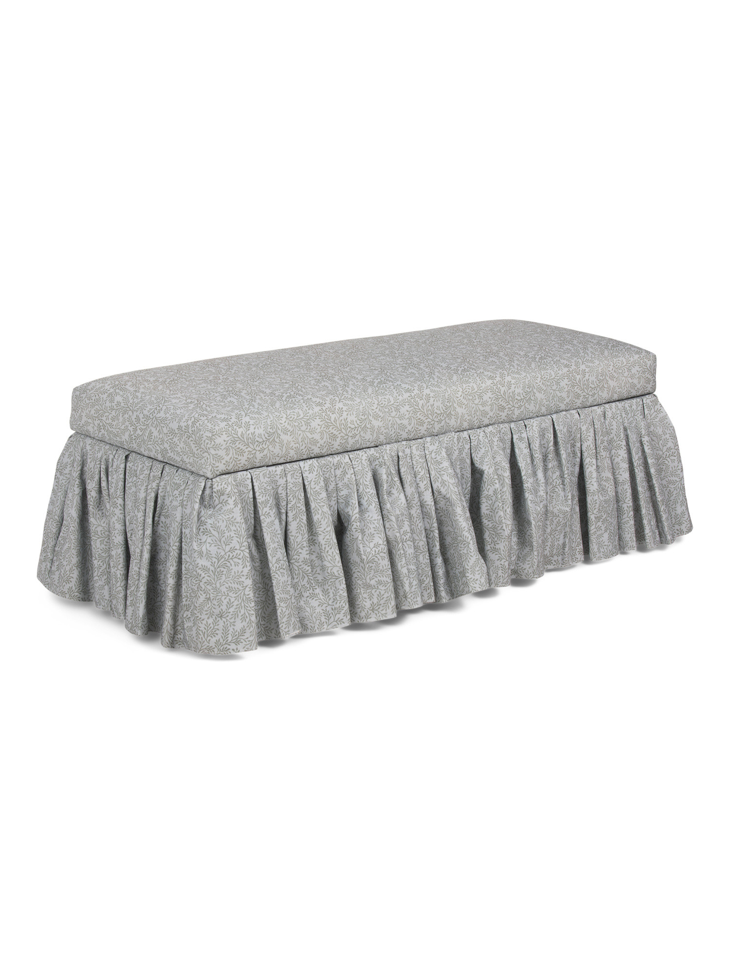 50x18 Ruffle Skirt Bench With Storage | TJ Maxx