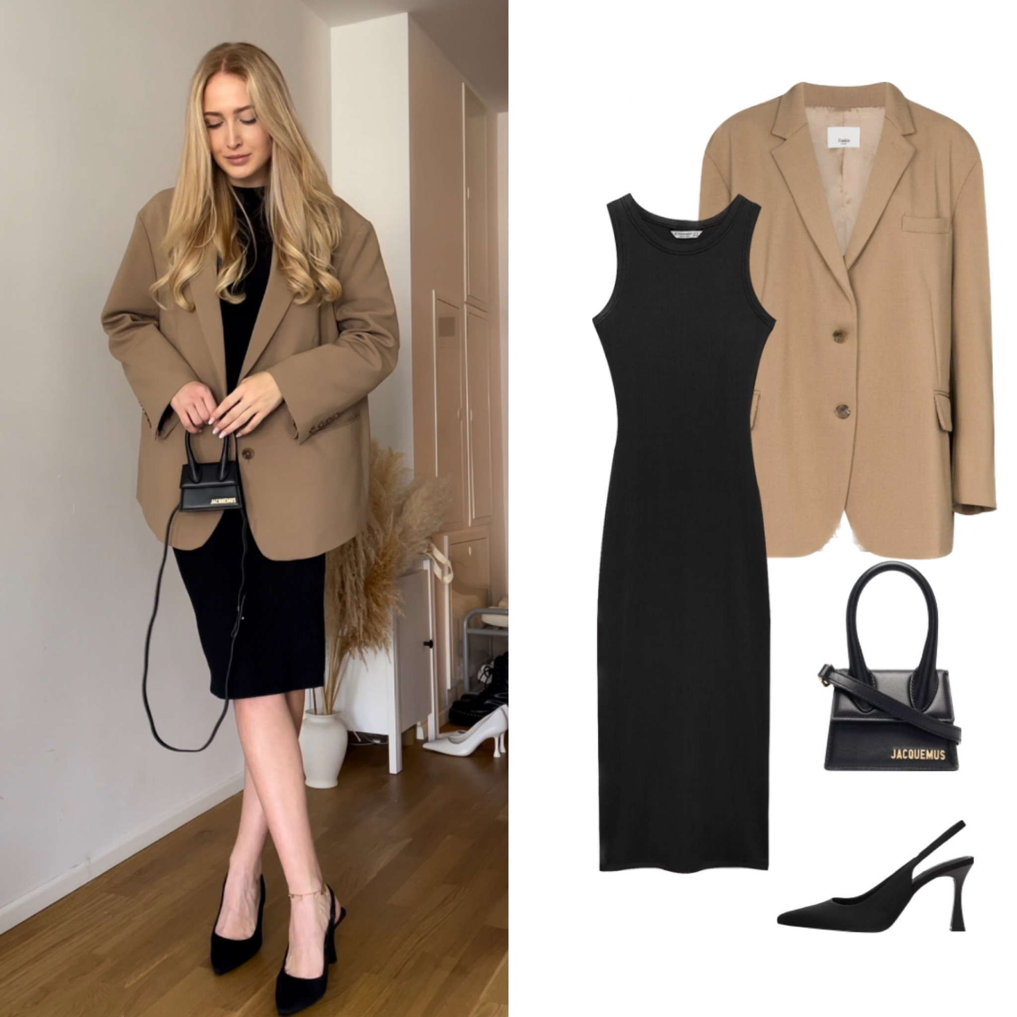 chic outfit idea 💌 

#blazerstyle #chicoutfit #blackdress



#LTKstyletip #LTKshoecrush #LTKFind