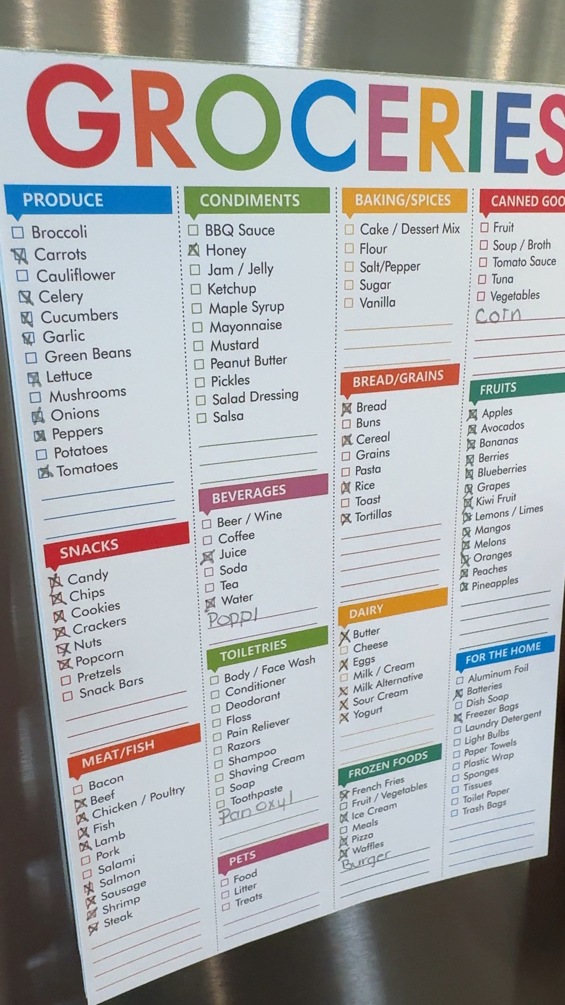 Groceries shopping list 

#LTKfamily #LTKkids #LTKVideo