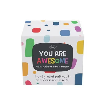 Dessie® 40 Motivational Cards with “You Are Awesome” Inspirational Messages, 2.5” x 2.5” | Target