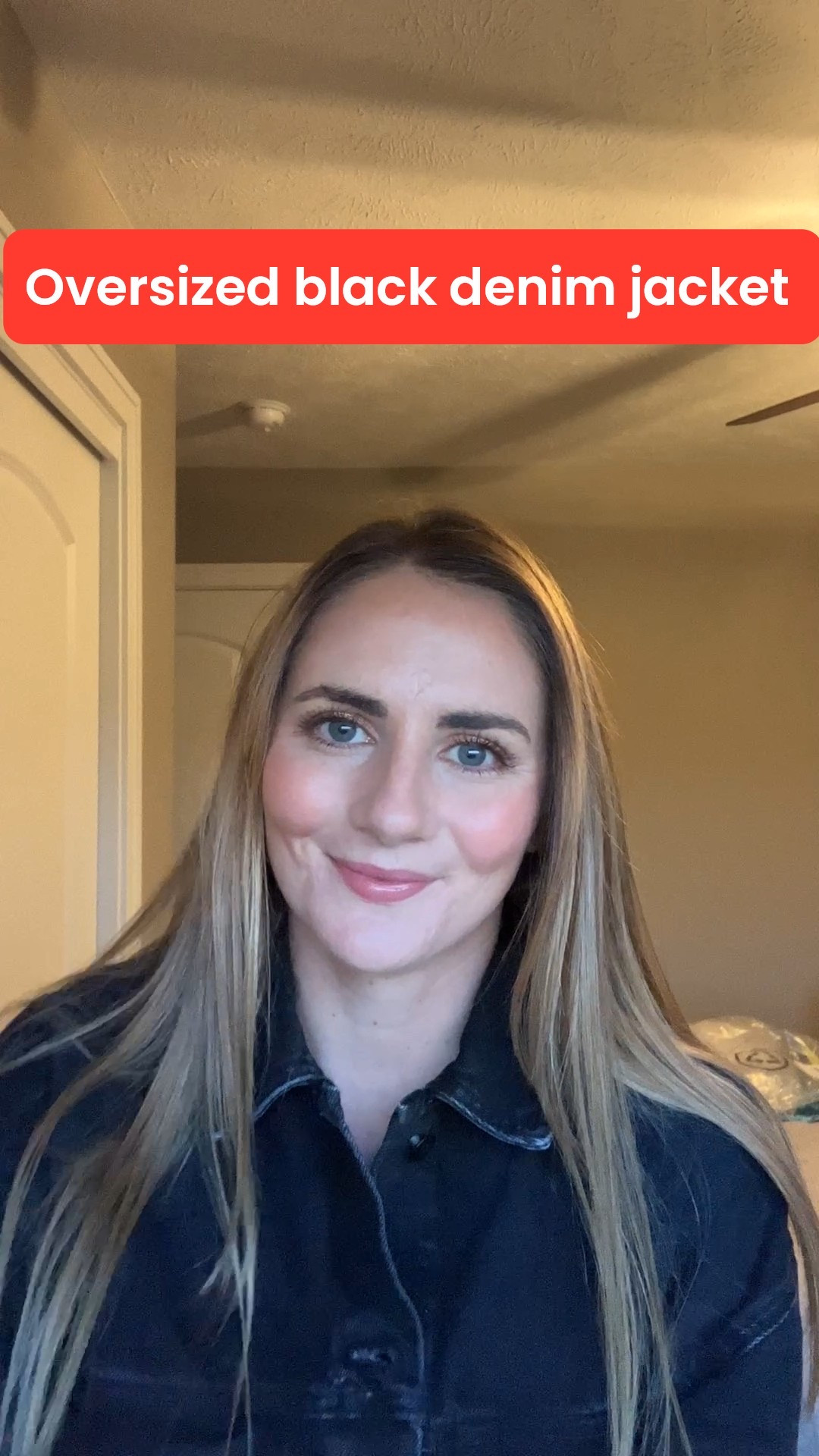 Oversized denim jacket! One of my recent favorite purchases. Wearing my true size small. Comes in other washes too if you like the fit but don’t need a black denim jacket. 

#LTKmomlife #LTKootd #LTKHoliday