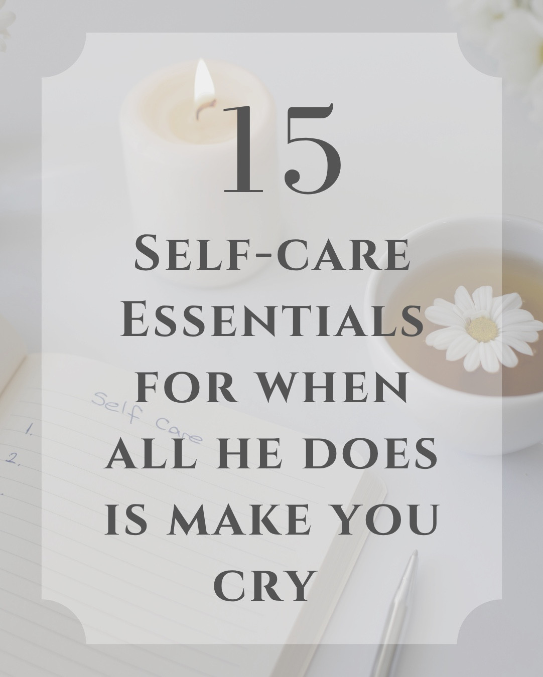 If he’s stressing you out, here are 15 things that WON’T.”

Because sometimes the only thing you can fix… is your self-care routine.
Here are the cozy, calming, mood-lifting things that help when the tears won’t stop.

#LTKstorytime #LTKdayinmylife #LTKselfcare
