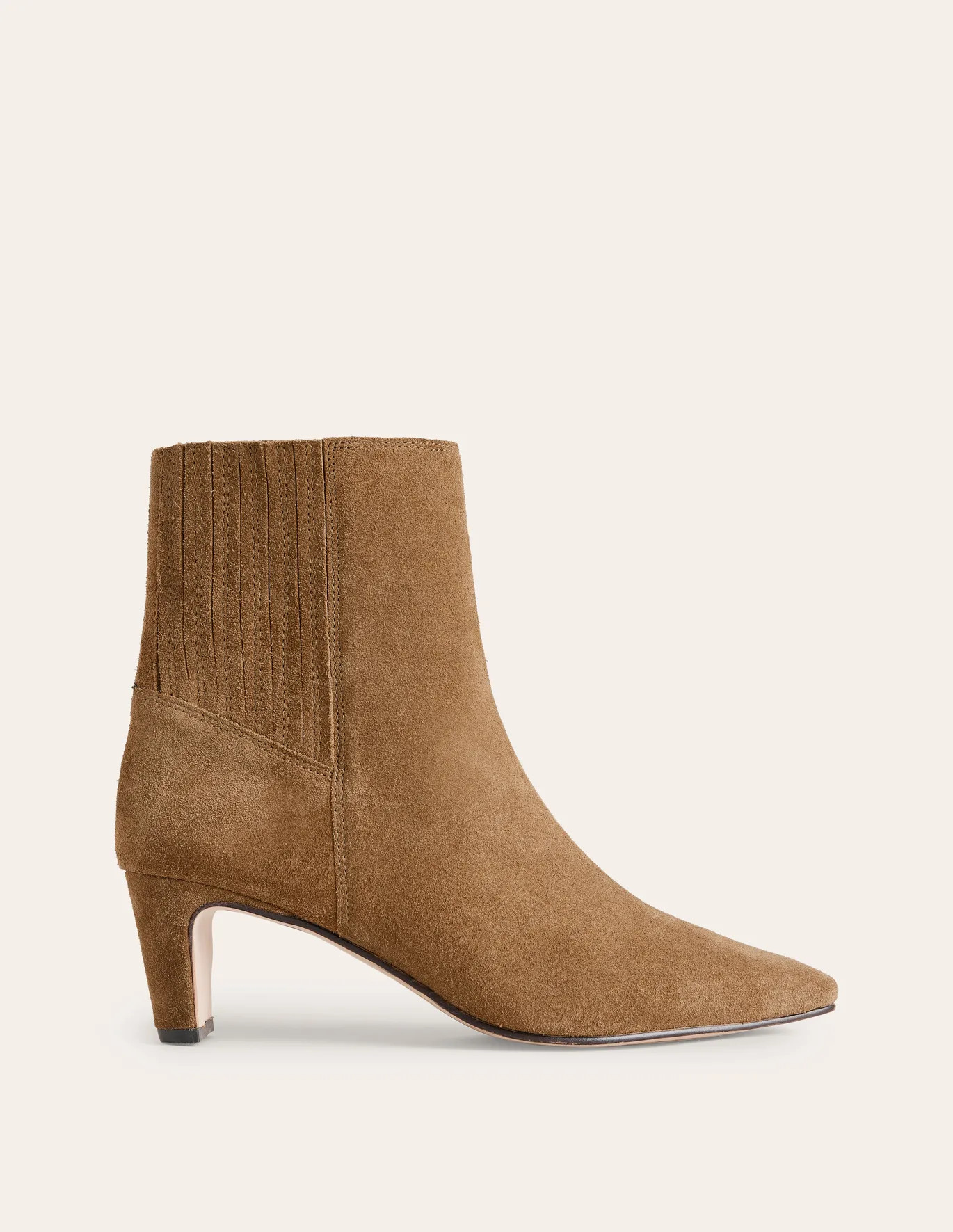 Back Panel Heeled Ankle Boot | Boden UK