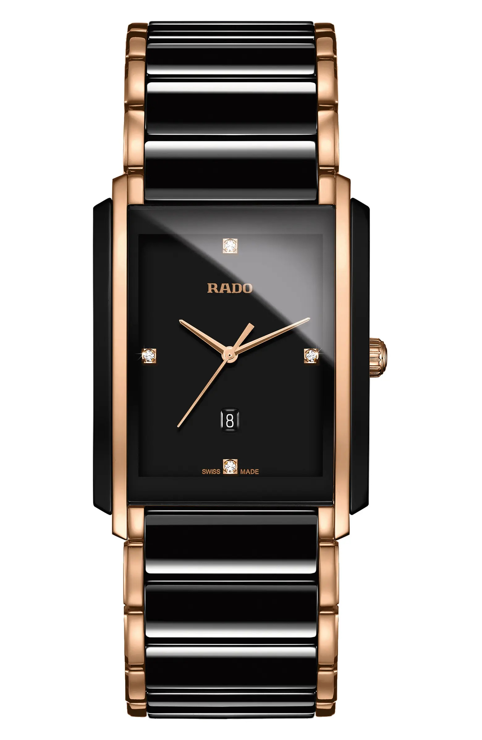 Integral Diamond Bracelet Watch, 31mm x 41mm | Nordstrom