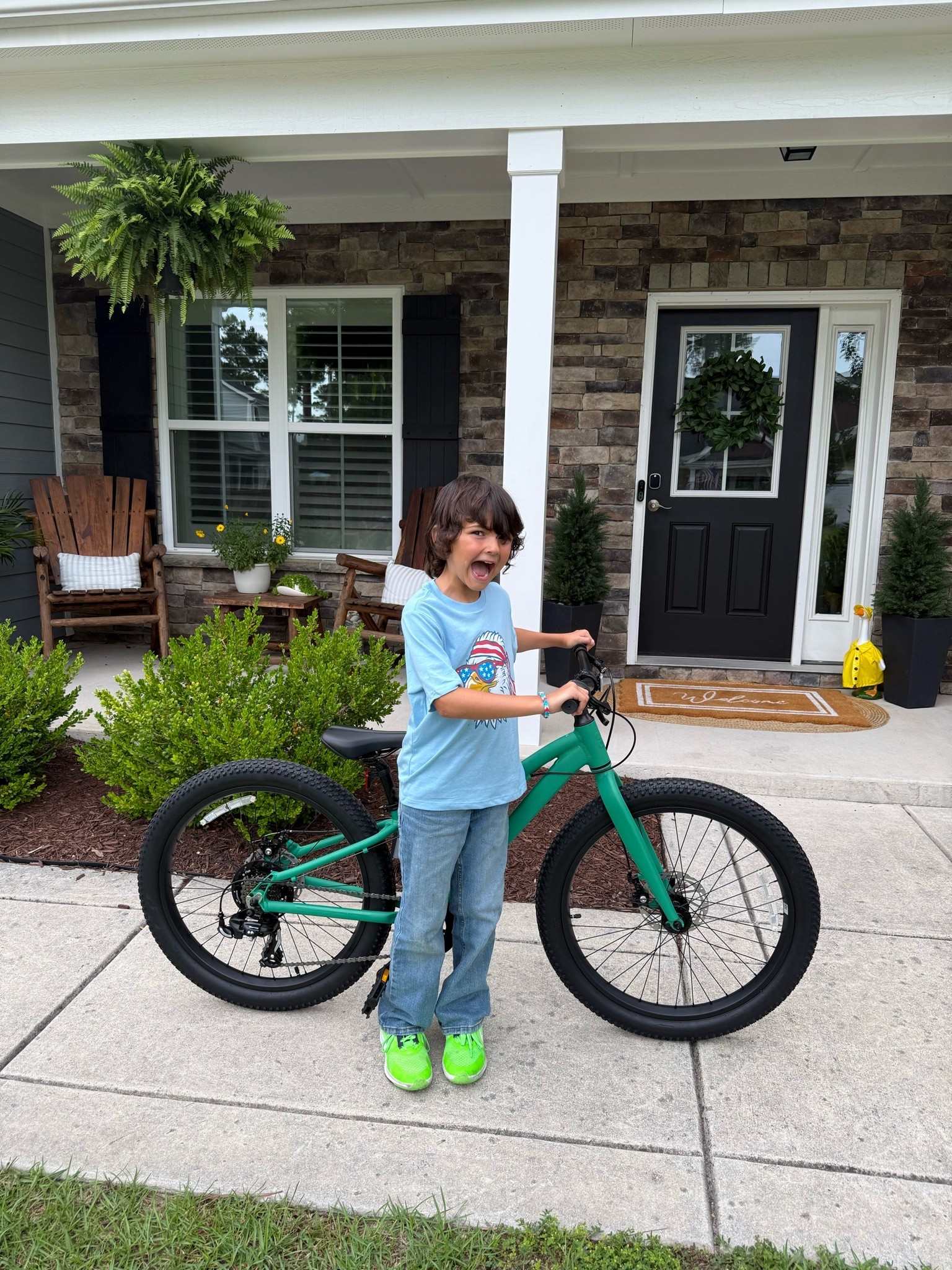 Dude upgraded his mountain bike! 🚵