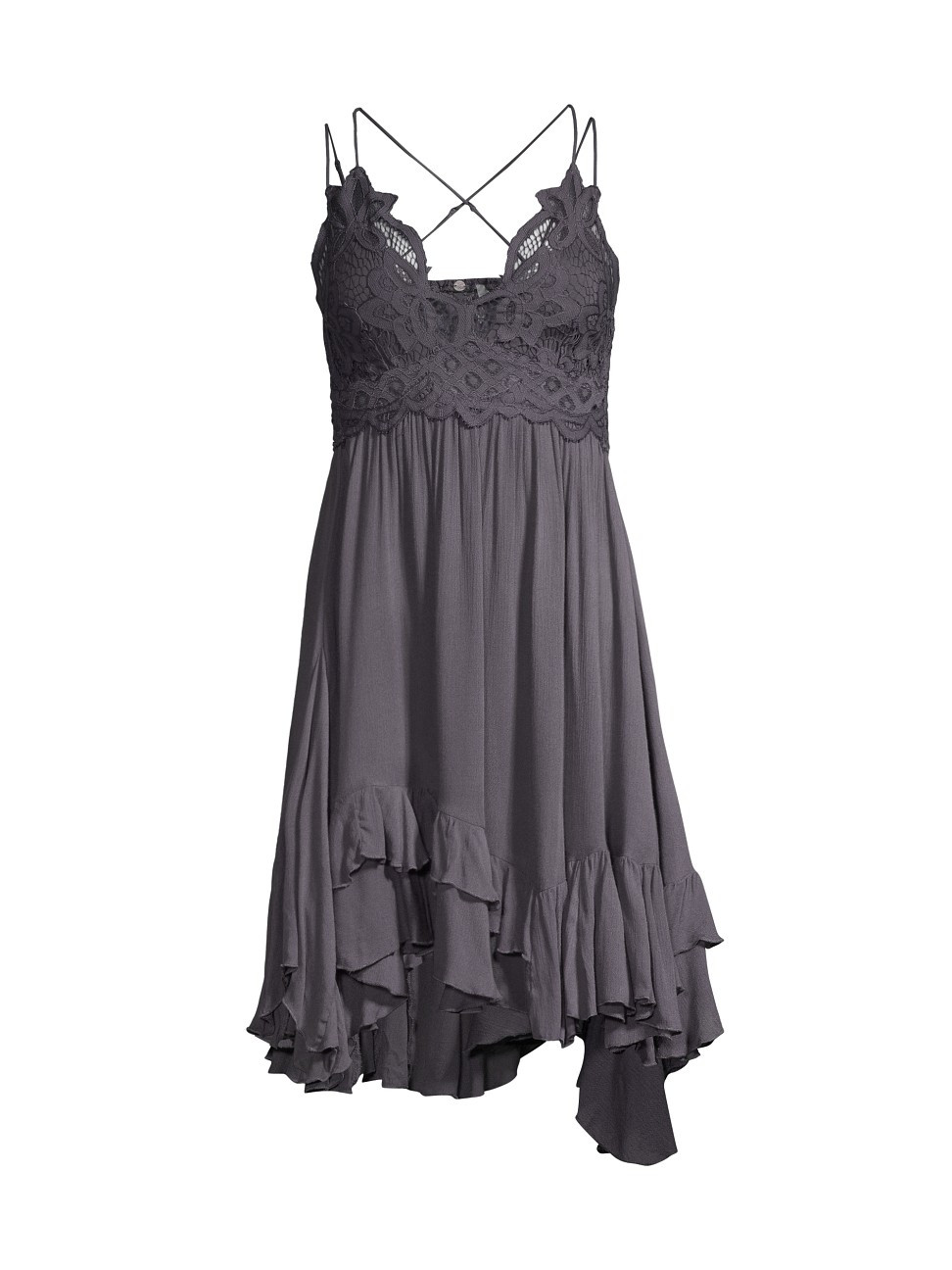 Women's Adella Slip Dress - Charcoal - Size Medium | Saks Fifth Avenue