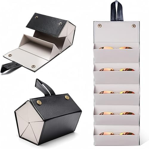 Travel Sunglasses Organizer, Sunglasses Travel Case for Multiple Pairs, Multiple Glasses Travel C... | Amazon (US)