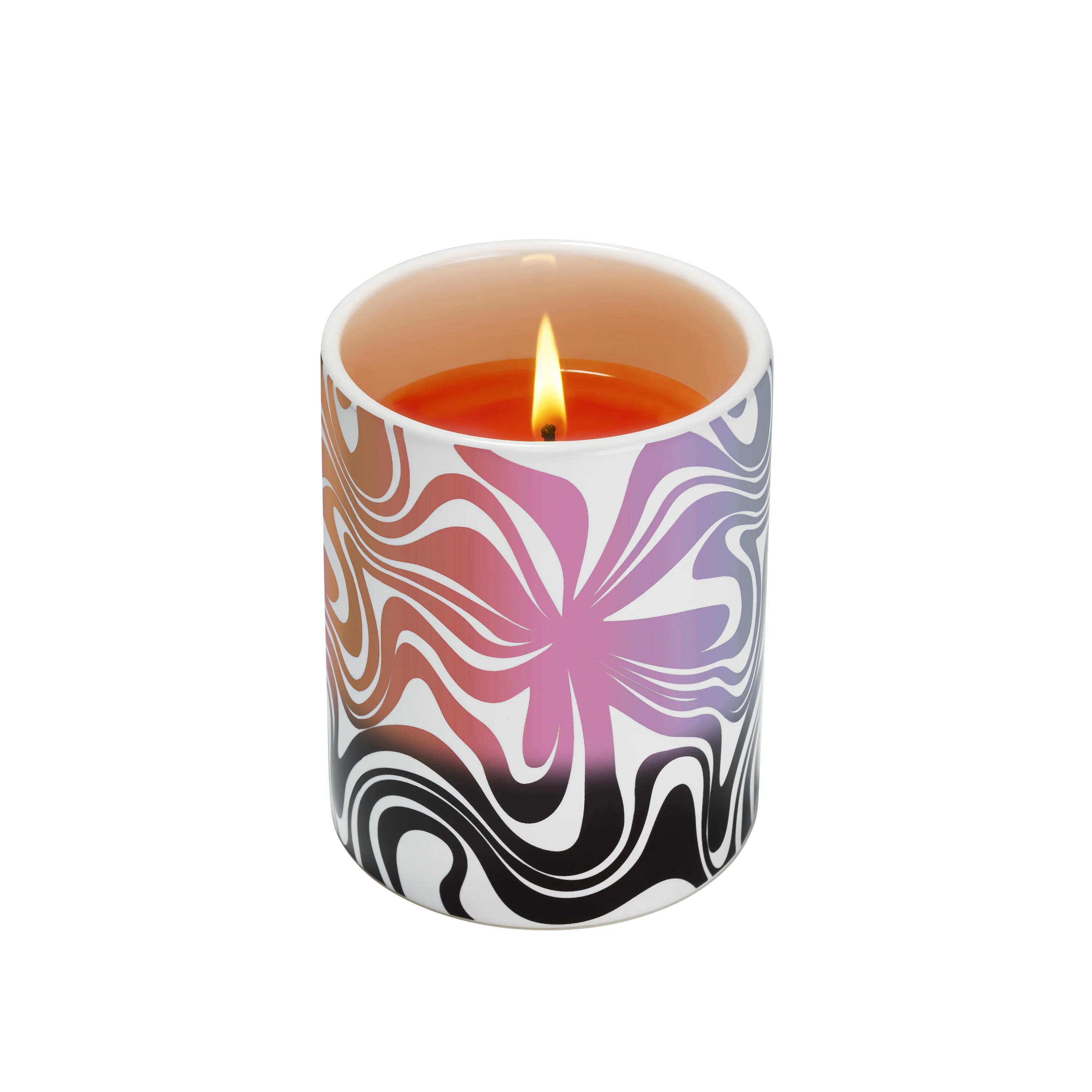 Glo Zone Color-Changing Scented Ceramic Candle, Neon Orange, 12 oz | Walmart (US)