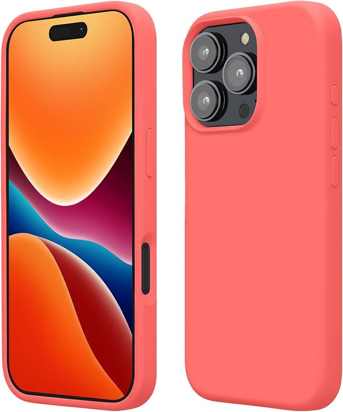 kwmobile Case Compatible with Apple iPhone 16 Pro Max Case - TPU Silicone Phone Cover with Soft F... | Amazon (US)