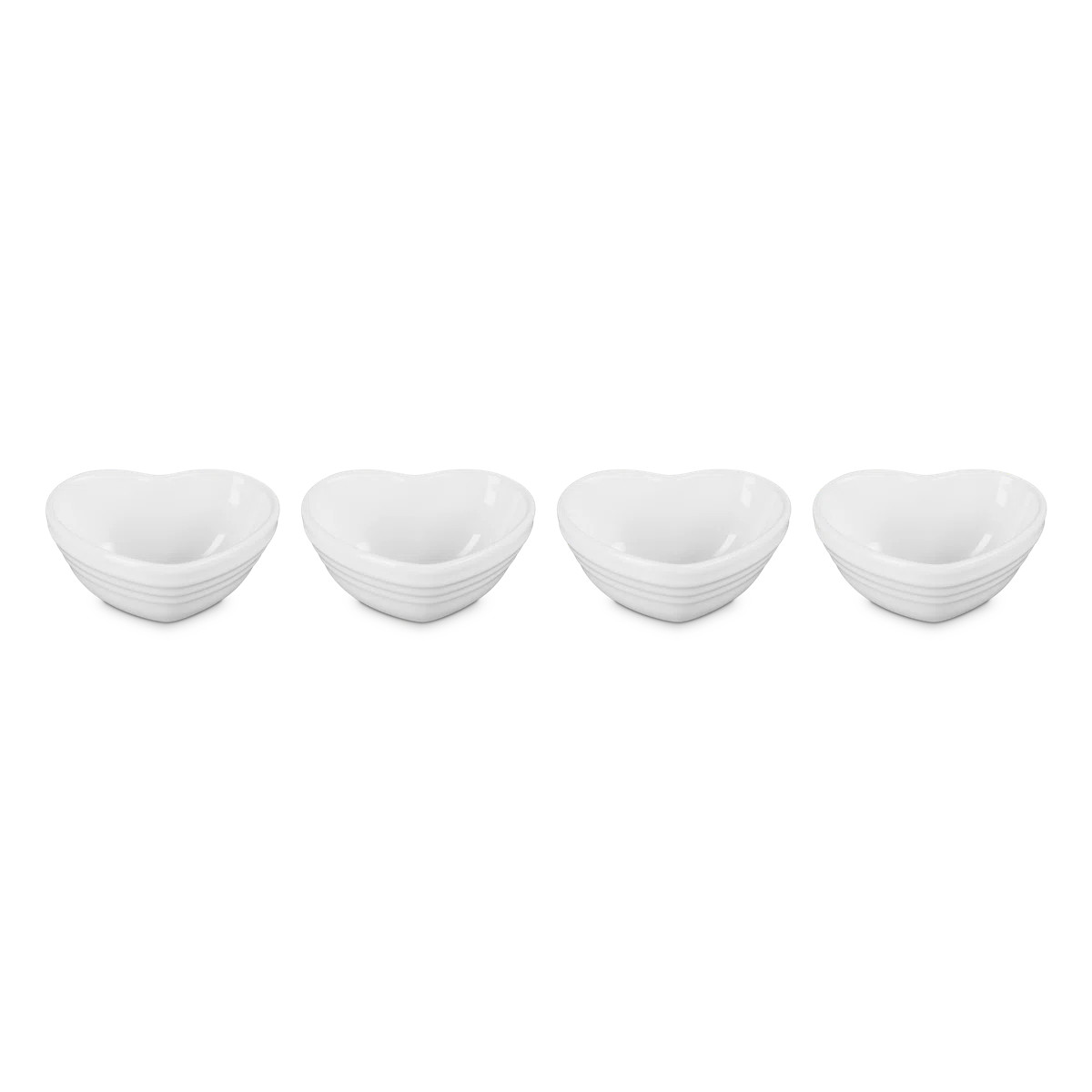 Le Creuset Stoneware Set Of 4 Heart Mini Bowls Multi Color (Set of 4) | Wayfair North America