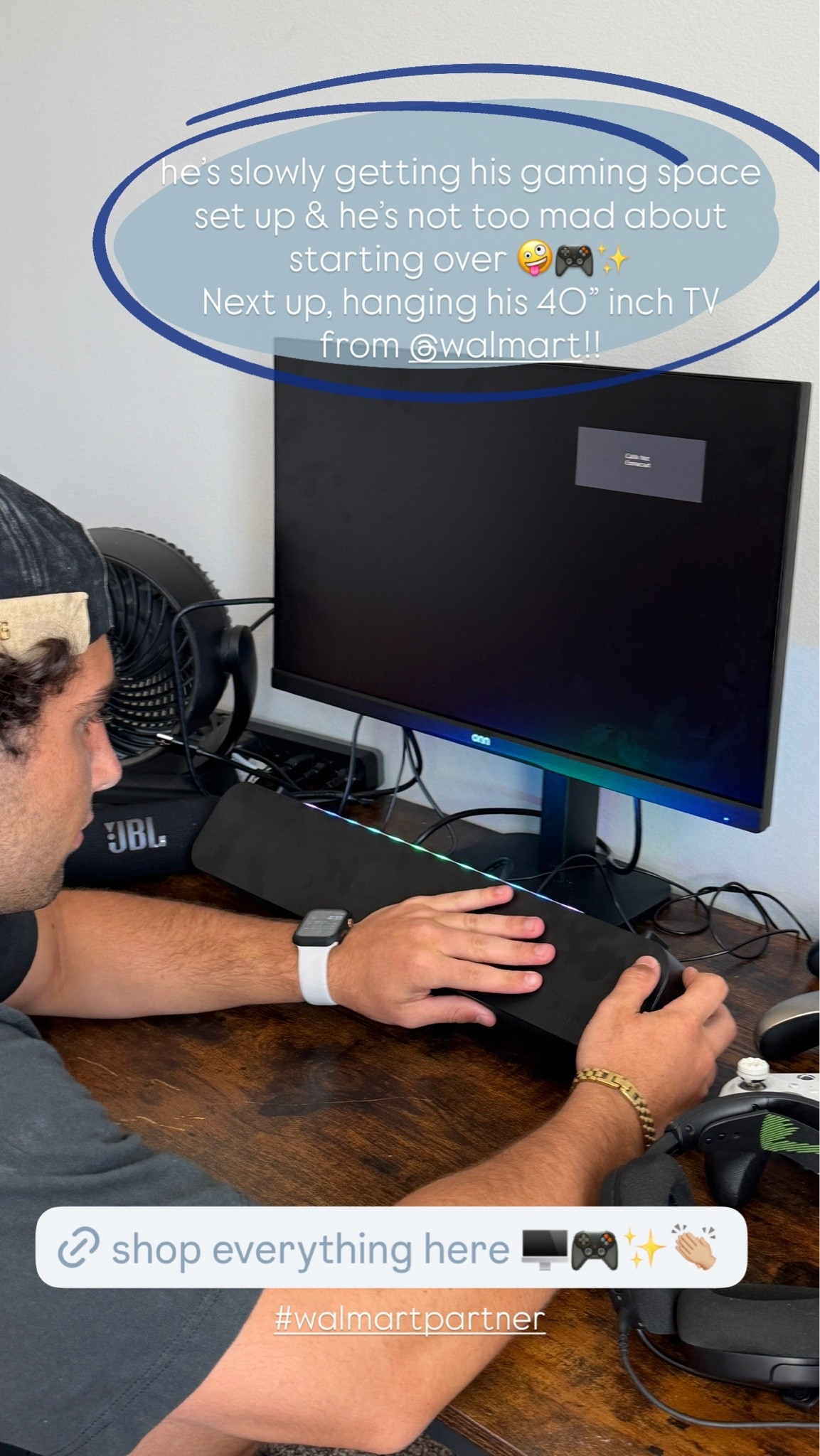 #walmartpartner Back-to-college shopping at @Walmart meant replacing the broken essentials and getting his gaming space officially set up!!!! 
From the must-have tech to the things he didn't know he needed, Walmart made it easy to get him ready for college life!!!!

#LTKmomlife #LTKKids
#LTKmomlife