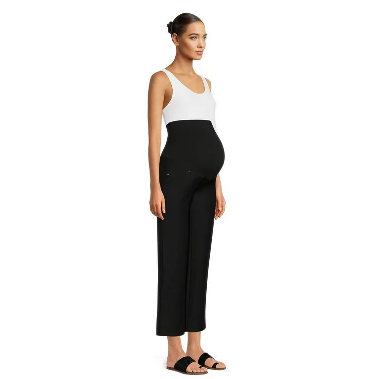 Time and Tru Maternity Straight Leg Jeggings, 27" Inseam, Sizes S-2XL | Walmart (US)