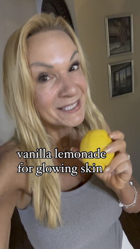 So refreshing on a hot day and amazing for your skin. I also drink it warm in the winter. 

The vanilla collagen is lightly sweetened and all that I need but feel free to add additional sweetener if you like. 

xoxo
Elizabeth 

#LTKbeauty #LTKhome #LTKover40