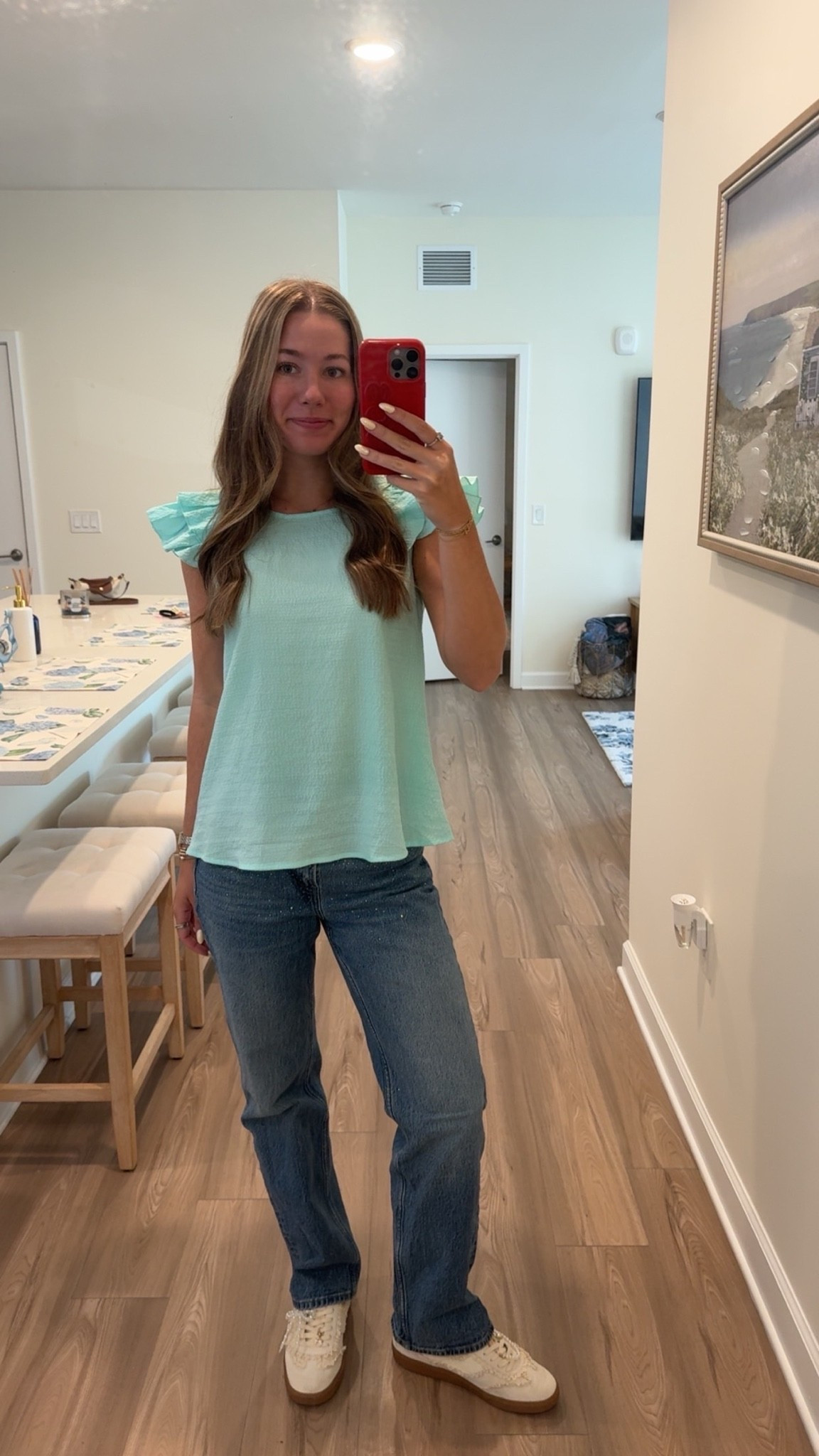 Mint Green summer office top for women

#LTKgrwm #LTKootd