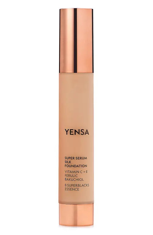 YENSA Super Serum Silk Natural Glow Hydrating Peptide Foundation for Radiant Skin in Medium Golden at Nordstrom, Size 1 Oz | Nordstrom