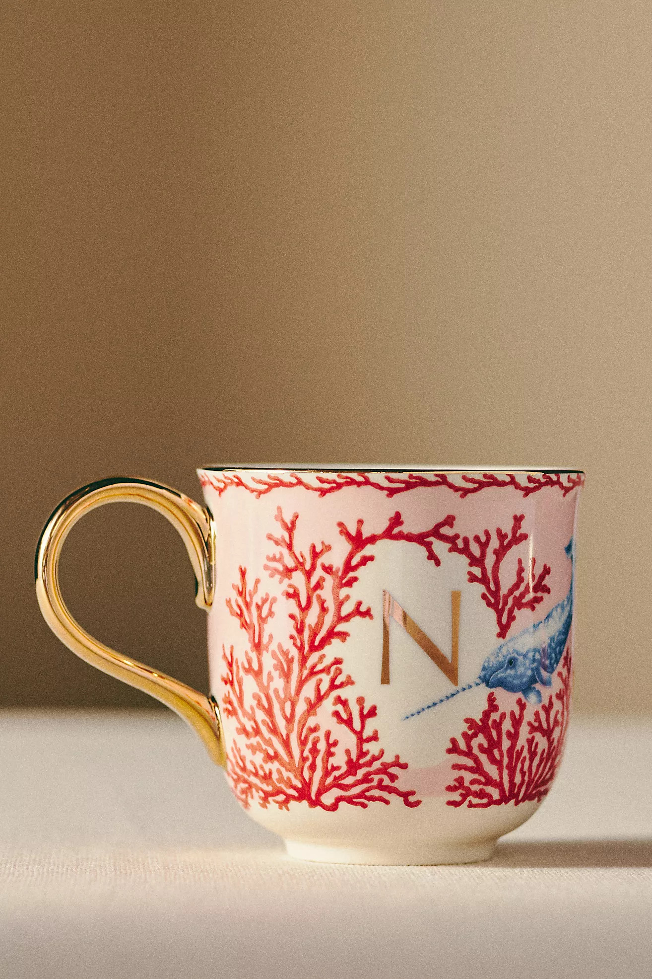 Lou Rota Nature Table Monogram Mug | Anthropologie (US)