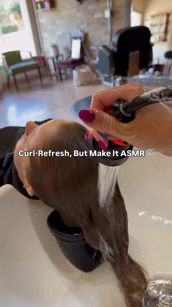 Am I alone in finding the sounds of a curly hair salon relaxing? 😅

Enjoy this little bit of salon ASMR I get to enjoy every day.

If you want to grab some of my favorite products for refreshing curls, comment REVIVE and I’ll send them your way!
.
.
.
#hairasmr
#curlyhaircuts
#hairrefreshing
#curlproducts
#curldiffusing